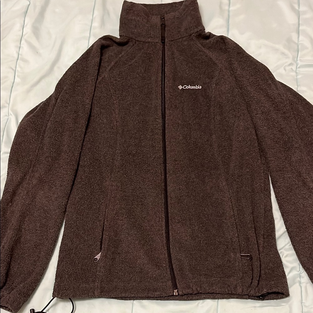 Columbia Gray Fleece Jacket